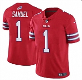 Men & Women & Youth Buffalo Bills #1 Curtis Samuel Red Vapor Untouchable Limited Football Stitched Jersey,baseball caps,new era cap wholesale,wholesale hats